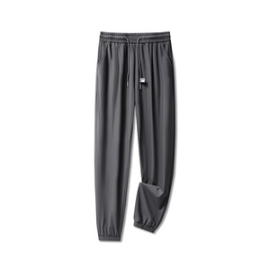 
Ice silk air-conditioning pants for men in summer, cool and quick-drying casual pants for men, loose and fat, extra large size for men