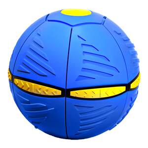 Children's elastic stepping on the ball magic flying saucer deformation ball baby boy stepping on the outdoor glowing educational baby toys