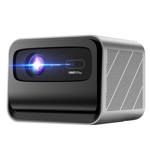 
2026 new 3D projector stereo screen office teaching karaoke ktv all-in-one machine 4k ultra high definition daytime home theater home bedroom small holographic naked eye laser TV curtain
