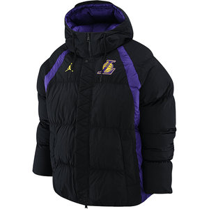 Nike/Nike official genuine Los Angeles Lakers NBA men's warm cotton jacket DR2445-010
