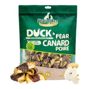 
Meatyway Jue Banquet Duck Snow Pear Roll Training Rewards Pet Fruits and Vegetables Dog Snacks