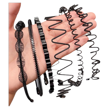 Men's hairbands, trendy men's invisible outings, boys' back headbands, face wash hairpins, women's broken hairpins, sports hairbands and hair bundles