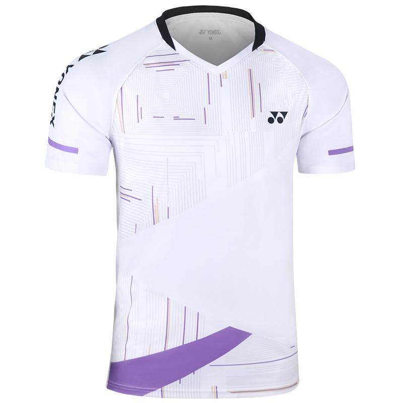 YONEX グラフィックTシャツ JP S ホワイト/パープル ヨネックス（YONEX）（メンズ）テニスウェア ユニ 半袖Tシャツ