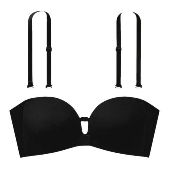 Meol front button strapless small chest push-up tube top wedding veil invisible wrapped breast liquid foundation bra non-slip underwear for women