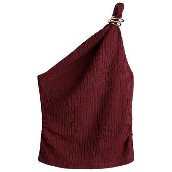 
HM Women's 2025 Autumn New Vest Sling One-Shoulder Top 1293575