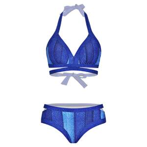 Sisia European and American Bikini Swimsuit Women's Summer Big Chest Steel Support Gathers Small Chest Sexy Hot Spring Seaside Split Swimsuit