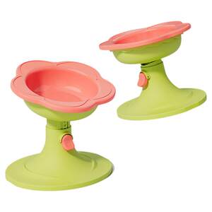 
Lifting ceramic cat bowl cat food bowl is not easy to overturn pet water bowl large diameter cat rice bowl to increase height to protect cervical vertebra