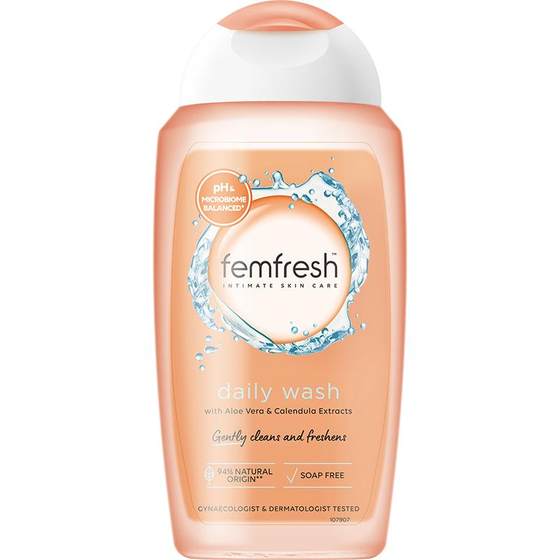 British FEMFRESH Fangxin Core Washing Women's Private Square Washing Liquid Daily Nursing Gentle, Clean, Natural Easy Wash