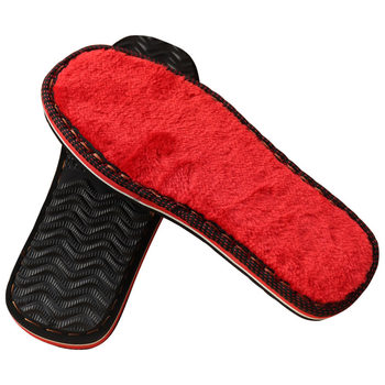 Anti-slip beef tendon wool hand-knitted children's slipper soles
