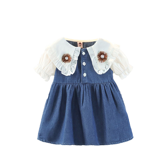 denim dress summer 2024 Time to say bye-bye to summer denim dresses and hello to cozy fall vibes! Which Fall Staples would you like to see me pull off? Let me know below! XOLO