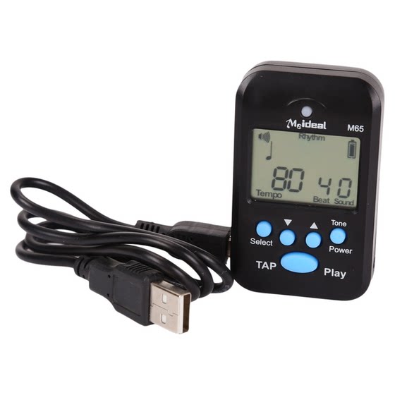 
Upgraded version of electronic metronome vocal beat piano guitar mini rechargeable clip Meimos accessories