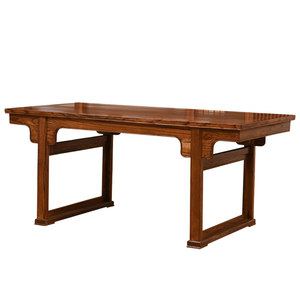 
New Chinese style old elm solid wood Zen desk study painting case calligraphy table painting Chinese study table writing desk office desk
