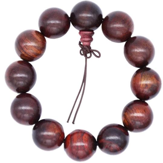 酸枝木手串佛珠紫檀红木手链男女款文玩