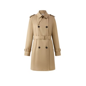 
[Fluorine-free and waterproof] Eland Classic Fashion Windbreaker Women's Double-Breasted Loose Jacket 2025 Winter New Style