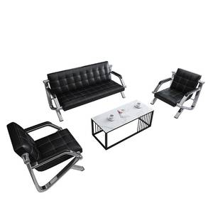 
Office sofa simple modern reception room business three-person sofa office casual sofa tea table combination