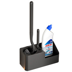 Wall-mounted new bathroom toilet brush for cleaning without blind spots