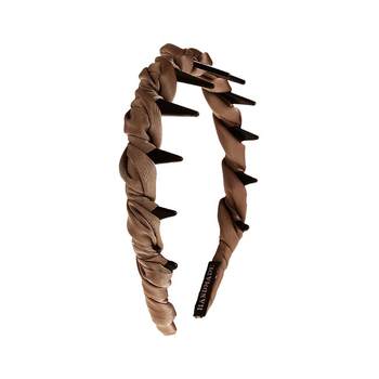 
Black wavy toothed non-slip headband for women