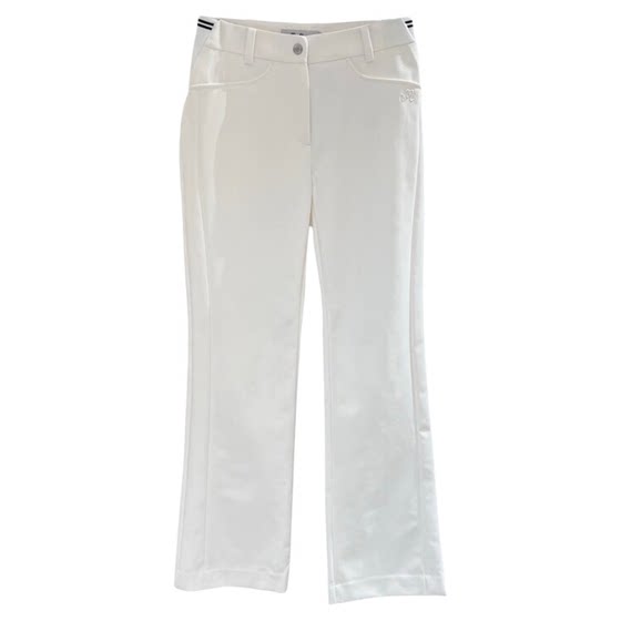 Korean golf women's solid color casual straight pants 26 spring temperament slim and versatile golf sports pants for women