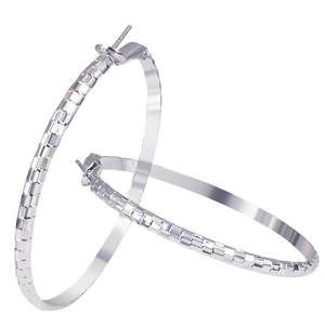 Manu Ni S925 Silver Needle Large Ear Women's Korean Personal temperament earrings Fashion ear buckle circular circular circle earrings