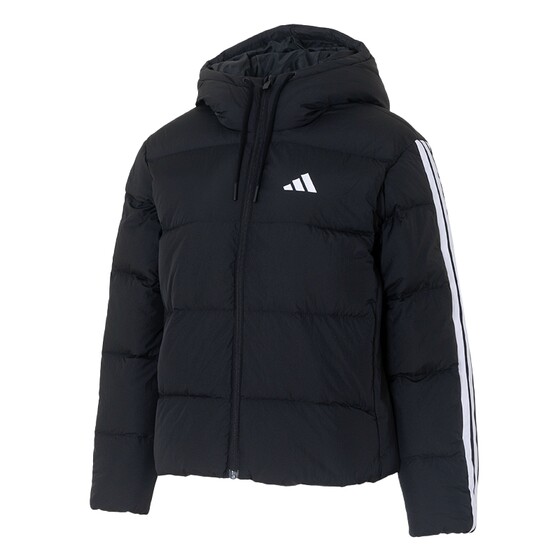 
Adidas women's sports suit 25 winter new hooded down jacket jacket wide-leg trousers two-piece set