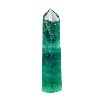 Jinglaba natural green fluorite hexagram ornament
