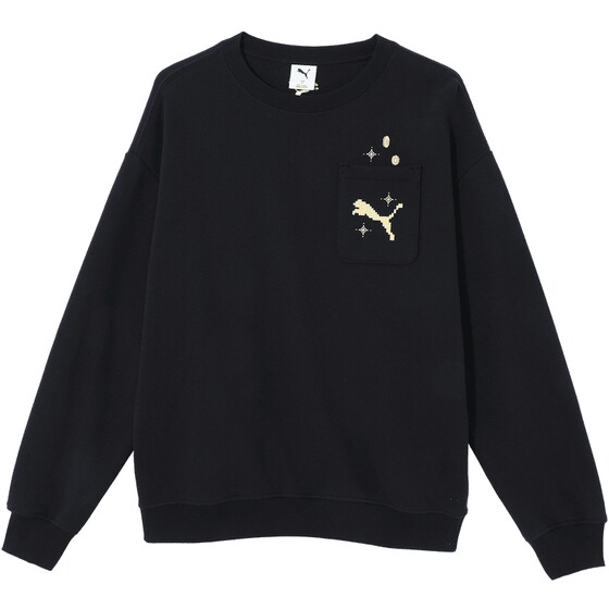 
Loose ribbed knitted round neck sweatshirt men's sports casual pullover 631417 Puma puma official outlet