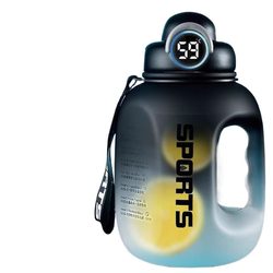 Water cup large capacity boys fitness sports water bottle tons of high temperature resistant plastic water bottle big belly cup bucket portable