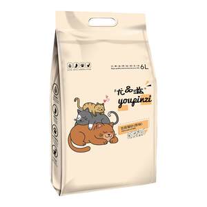 Youpin Zizi Cat Salone Polish Tofu Sand Mixed Cat Salmon Troubled Strong Healthy Devilled Low Dust Cat Supplies