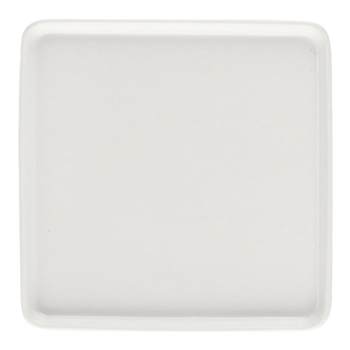 Materialistic life ceramic white simple plate