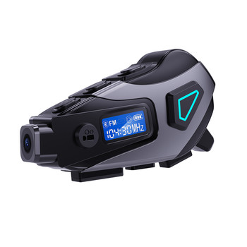 Motorcycle driving recorder helmet Bluetooth headset
