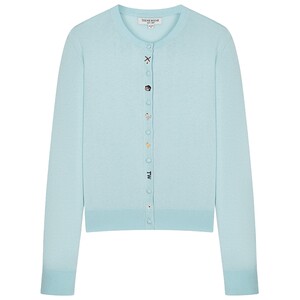 
TeenieWeenie Bear Women's Knitted Cardigan Summer Thin French Romantic Casual Sweater Jacket Top