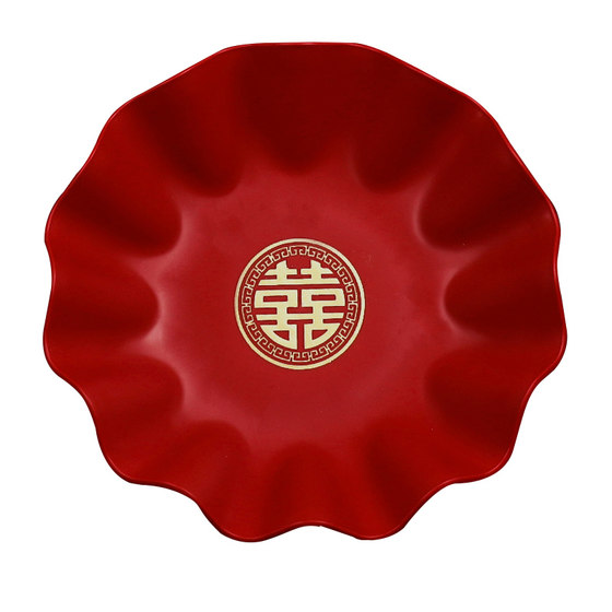 
Fruit Plate Wedding Special Fruit Plate 2026 New Red Wedding Candy Dried Fruit Plate Engagement Wedding Supplies Collection