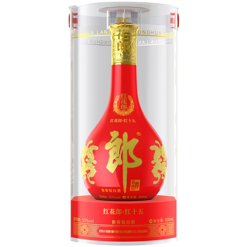 甄选礼盒]郎酒青花郎单瓶礼盒装53度酱香型白酒500mL 佳节送礼-Taobao