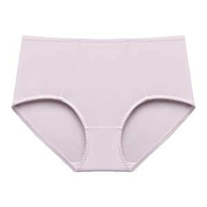 
[Pack of 4] Lanzhuoli's new high-waisted boxer briefs, antibacterial and breathable bottom crotch underwear for women, thin and comfortable in summer