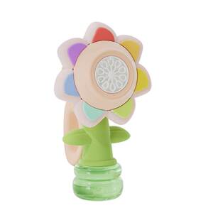 
Balseson seven-color flower bubble machine children boys and girls holding automatic bubble blowing gun stick toy birthday gift