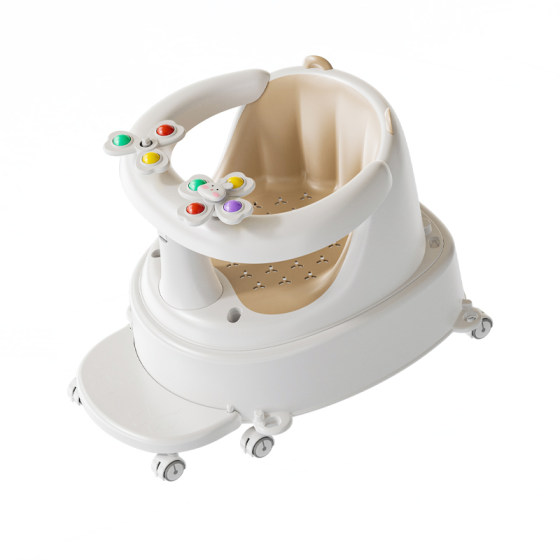 
Yaqin baby bath seat baby seat bathtub can sit artifact children's anti-slip bath stool yo-yo car learning seat