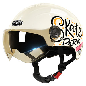 Mustang helmet electric car for women four seasons half helmet new national standard 3C certification men's battery car summer motorcycle safety helmet
