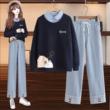 Весенняя толстовка для школьников, комплект, куртка, подходит для подростков, оверсайз