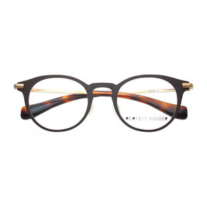 PERFECT NUMBER Japanese glasses frame for myopic women with small faces, pure titanium men's glasses frame FLANNEL