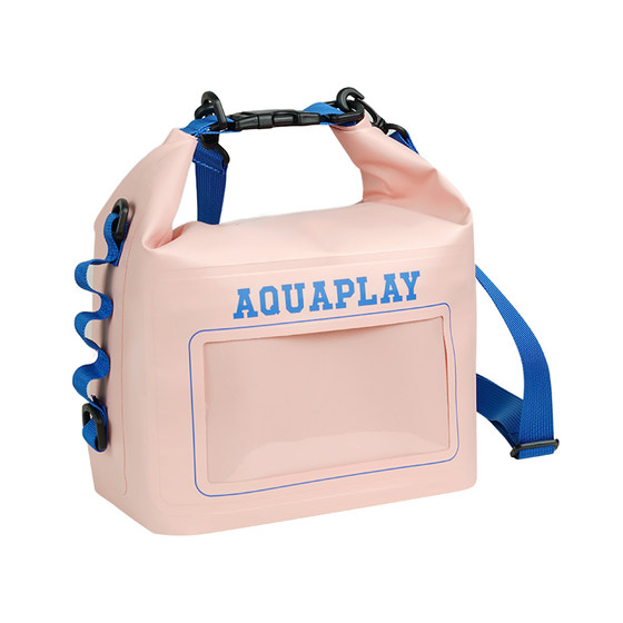 Amber Waterproof Shoulder Bag Small Square Bag Unisex Swim Bag Large Capacity Folding Lightweight Travel Bag