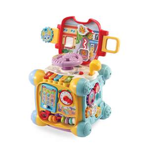 
VIEDA Explore Zhicube Hexahedral Multifunctional Educational Early Education Toys 2-year-old baby baby shape matching