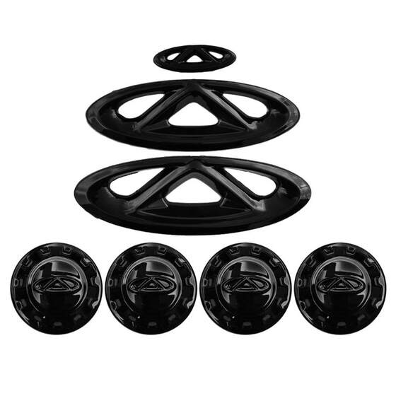 
Specially used for 15-25 Cherygo 7plus/pro blackened car logo modification parts, decorative stickers, automotive supplies and accessories