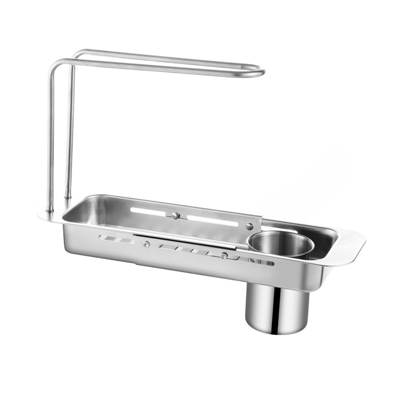 Organizador De Fregadero De Cocina Acero Inoxidable Negro | Meses Sin Interés