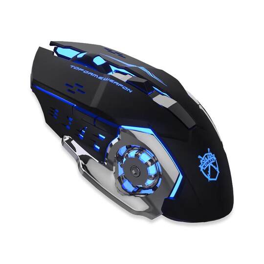 Wrangler souris sans fil charge silencieuse mécanique e-sports jeu ...
