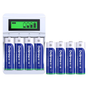 Delipu No. 5 rechargeable battery large -capacity 57 set AA remote control toy mouse 1.2V nickel -metal hydride No. 7