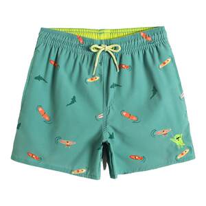 Boys in the boys can go down the water, fast dry and loose and flat -angle swimming trousers.