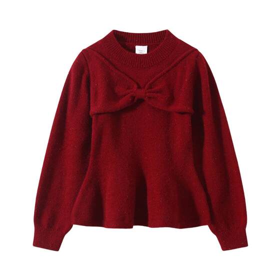 
[New Year's Clothing Series] Ueki Children's Sweater 2026 Autumn and Winter New Boys and Girls Sweaters, Middle and Large Children's Clothing