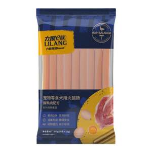 
Dog ham sausage salt-free Lilang official authentic training reward snacks large dog pet sausage golden retriever Teddy