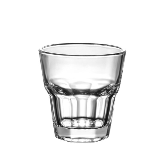 強化ガラス八角形ビールジョッキ 100ml - 厚みのあるバー & ktv 酒ジョッキ (10 個パック)