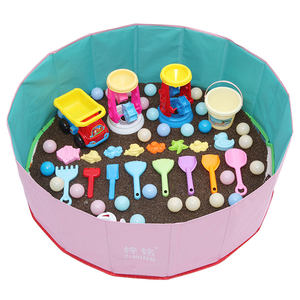 Children's Corporation Toys Sand Pond Baby Plays Sand Digs Sands, Porcelain Sand Sets Home indoor beach pond fence